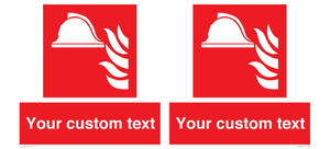 Custom Location of firefighting equipment